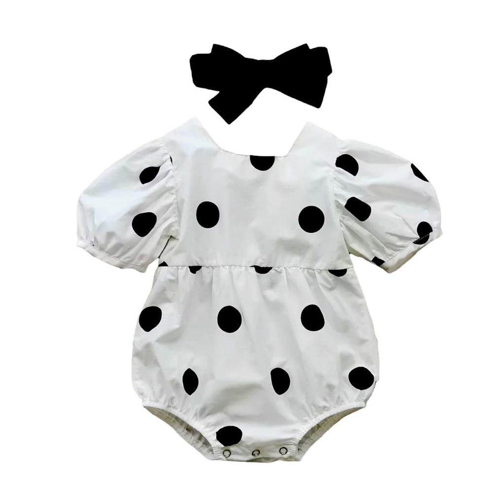 Baby Girl Polka Dot Onesie